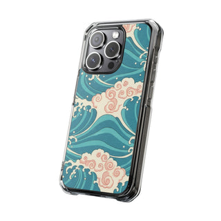 Ocean Crest | Clear MagSafe Case