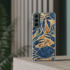 Indigo Crab | Clear Case