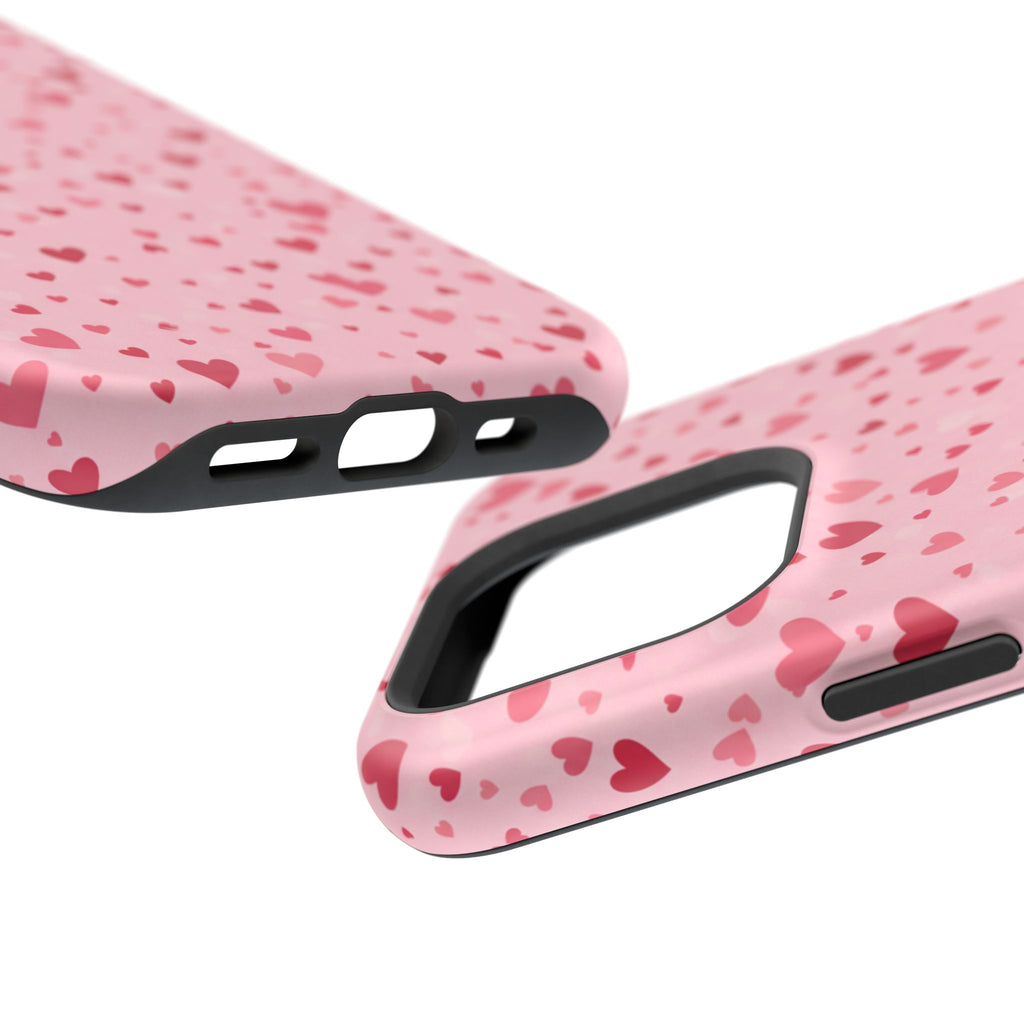 Blush Ditsy Heart | Tough MagSafe Case