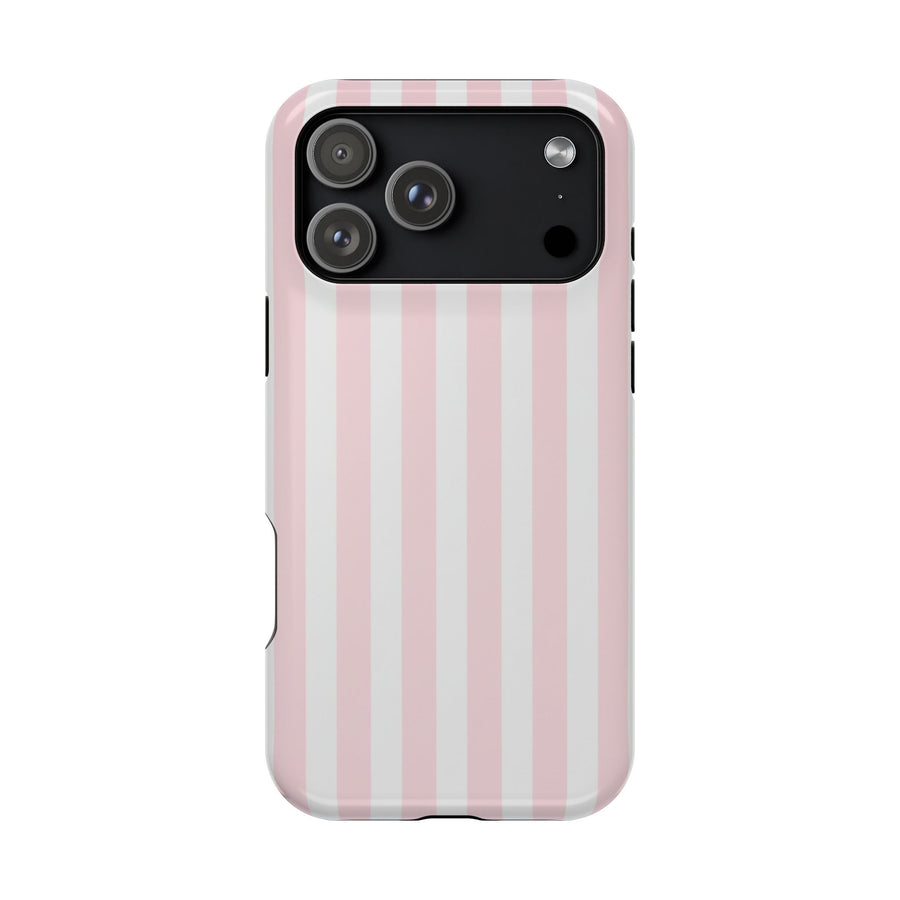 Blush Pink Stripe | Tough MagSafe Case