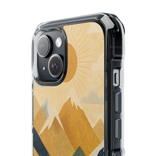 Golden Peaks | Clear MagSafe Case — product image 19