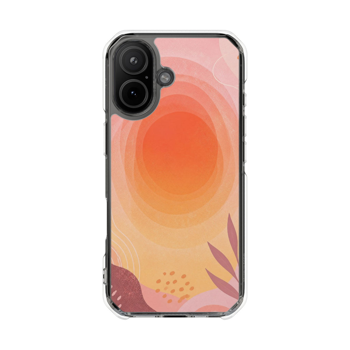 Coral Halo | Clear MagSafe Case — product image 14