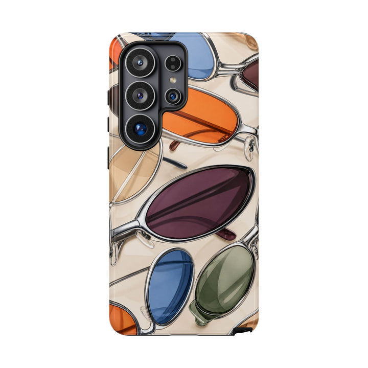 Persimmon Grid | Tough Case