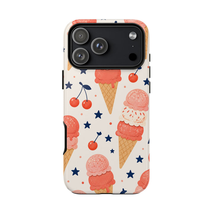 Coral Scoops phone case design