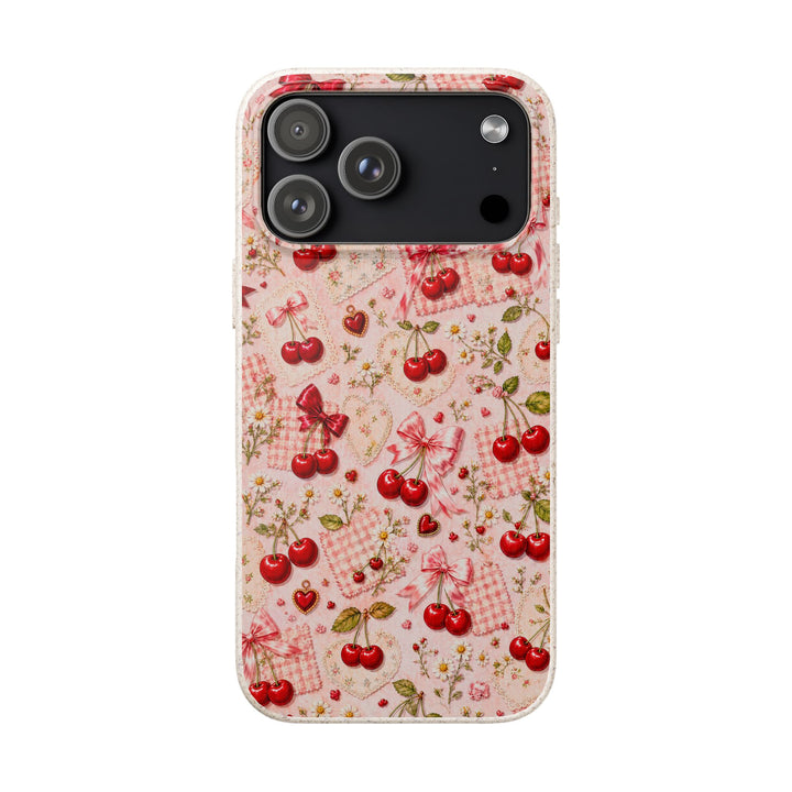 Cherry Ribbon | Biodegradable Case