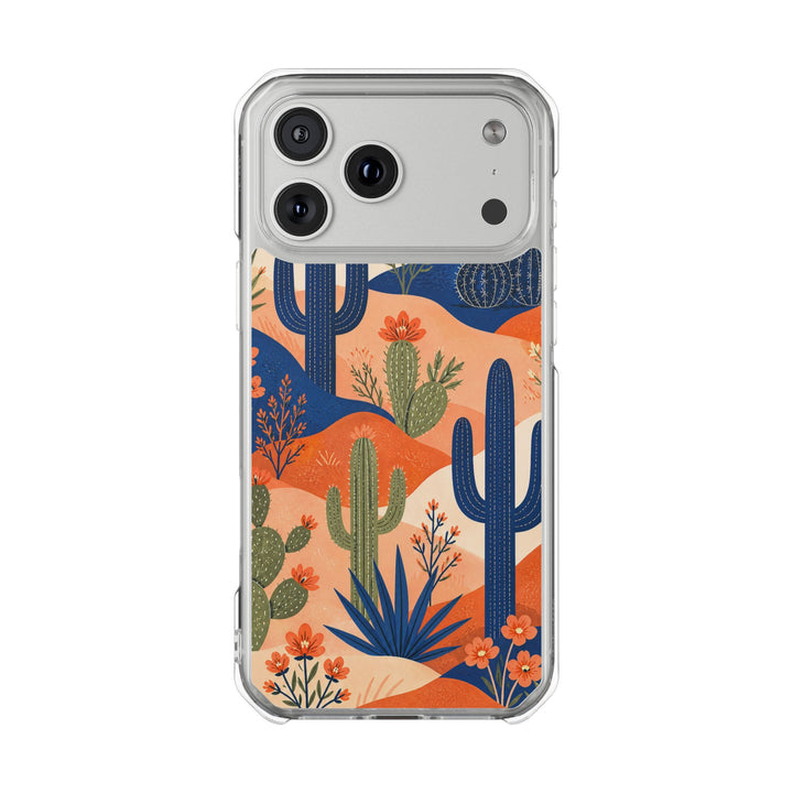 Desert Cacti | Clear MagSafe Case