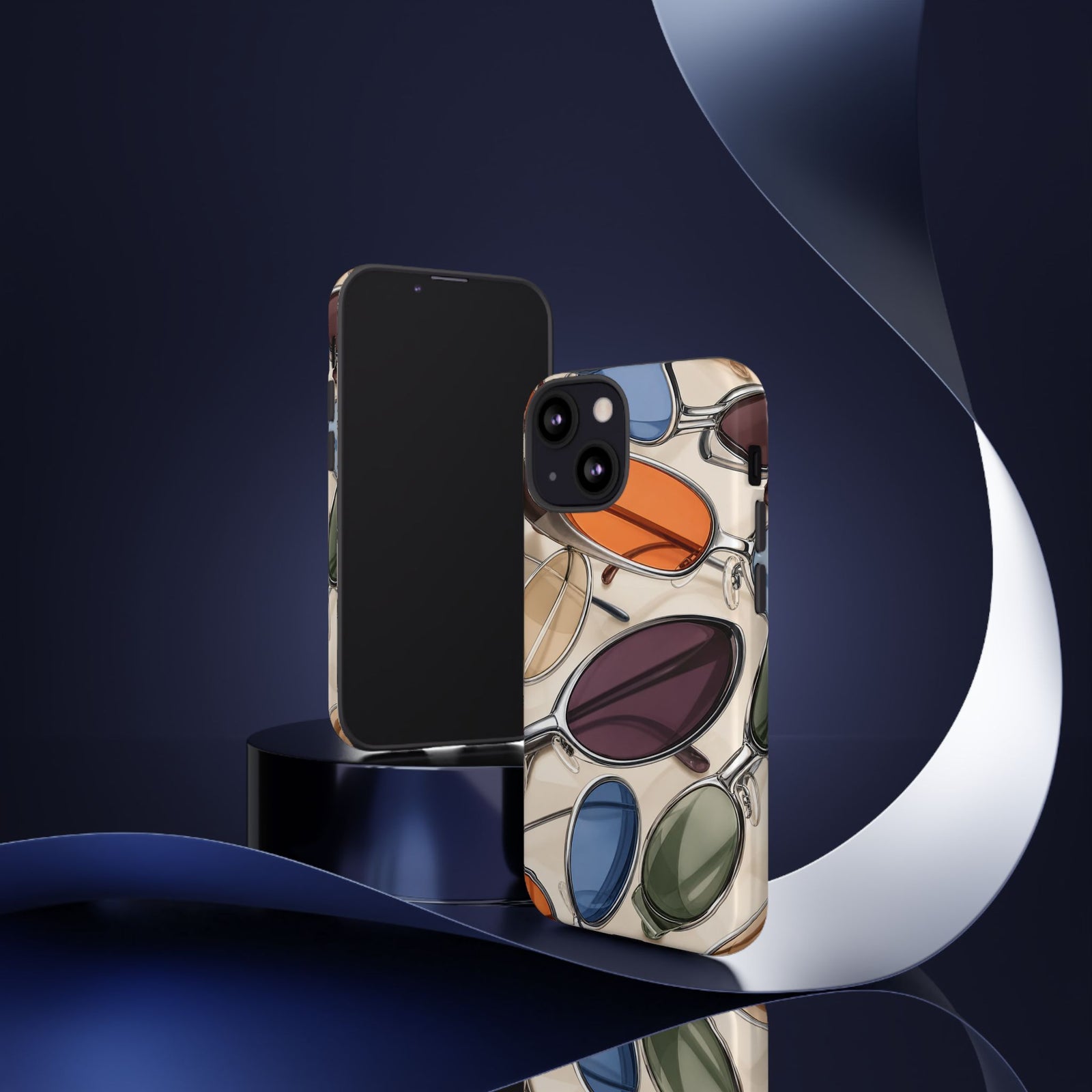 Persimmon Grid | Tough Case