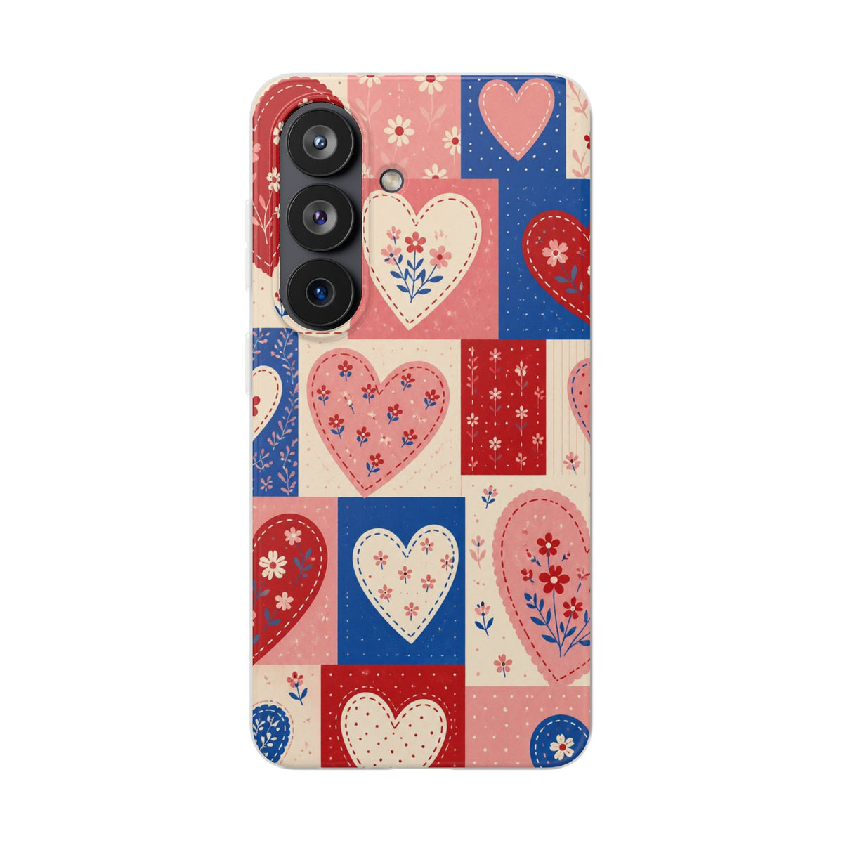 Patchwork Hearts | Clear Case — product image 17