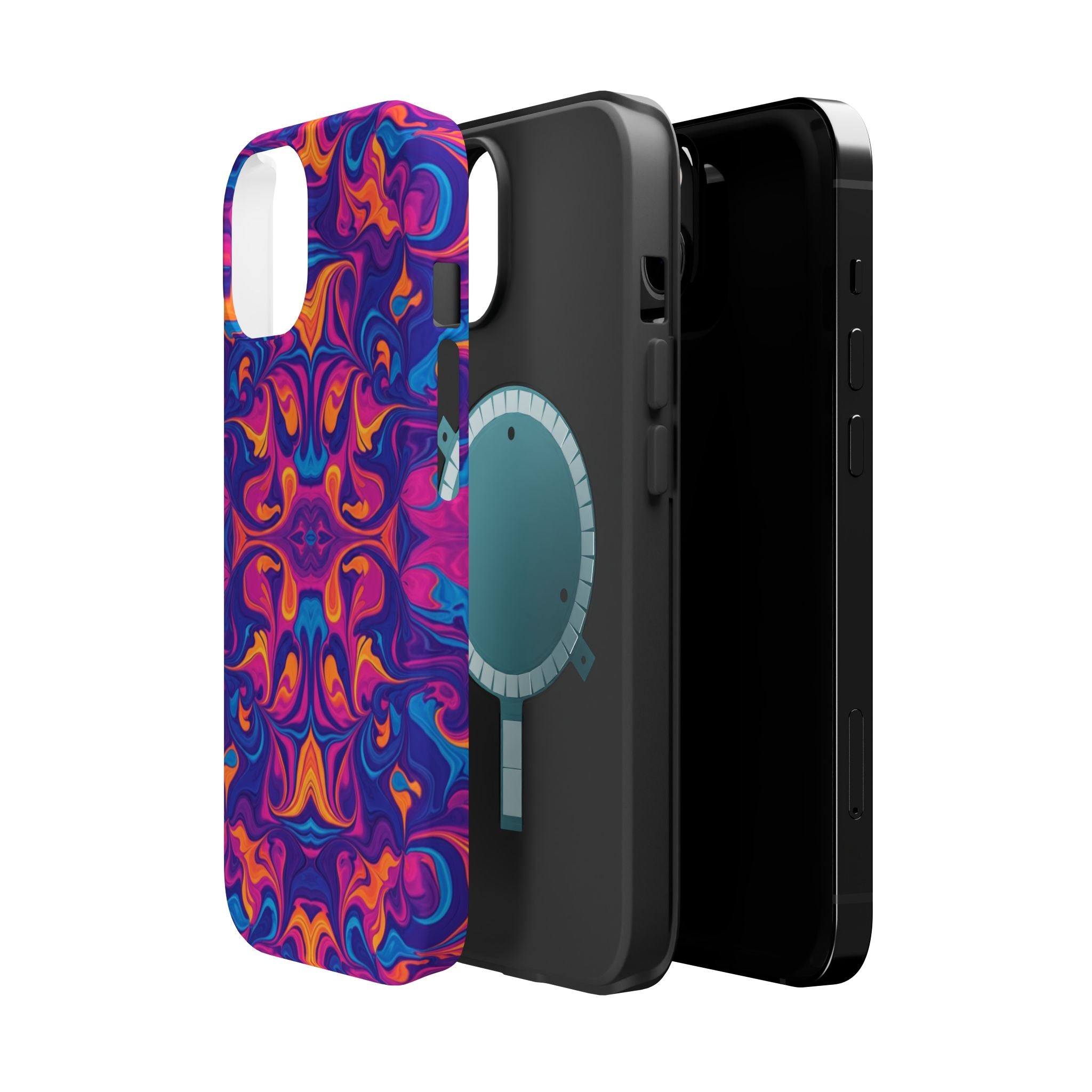 Neon Swirl | Tough MagSafe Case
