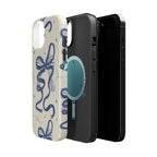 Indigo Ribbon | Tough MagSafe Case