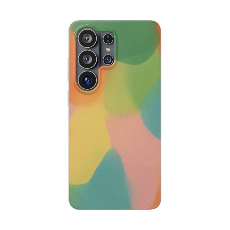 Coral Mosaic | Samsung Clear Case