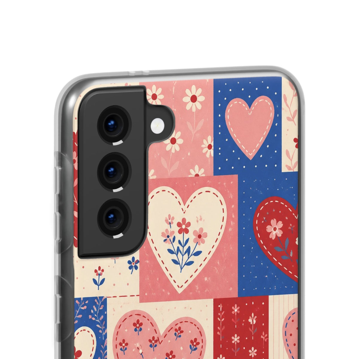 Patchwork Hearts | Clear Case — product image 21