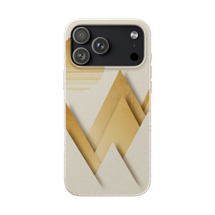 Luxury Gold Chevron | Biodegradable Case