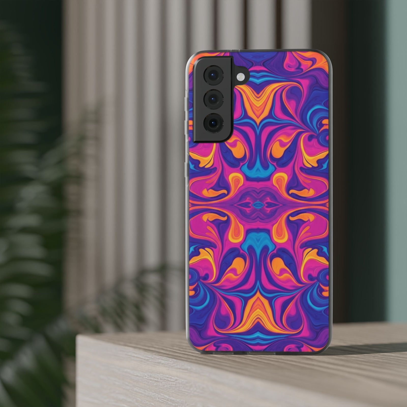Neon Marble | Clear Case