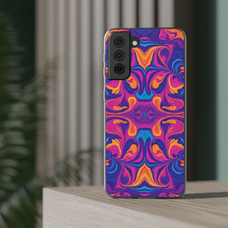 Neon Marble | Clear Case