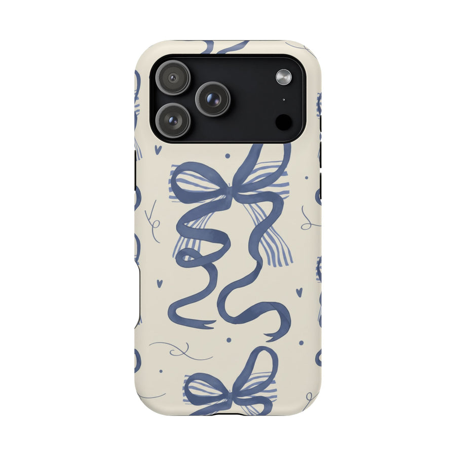 Indigo Ribbon | Tough MagSafe Case