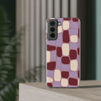 Mauve Rounded | Clear Case