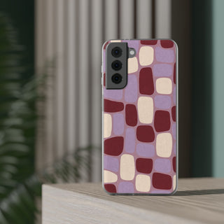 Mauve Rounded | Clear Case