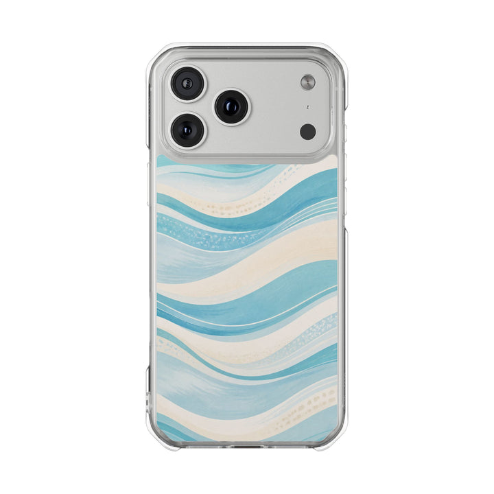 Celeste Ripple | Clear MagSafe Case