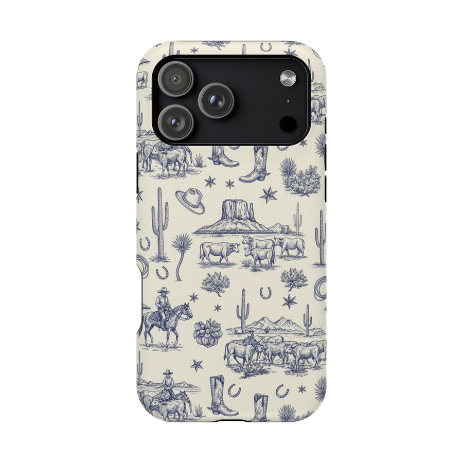 Whimsical Toile | Tough MagSafe Case