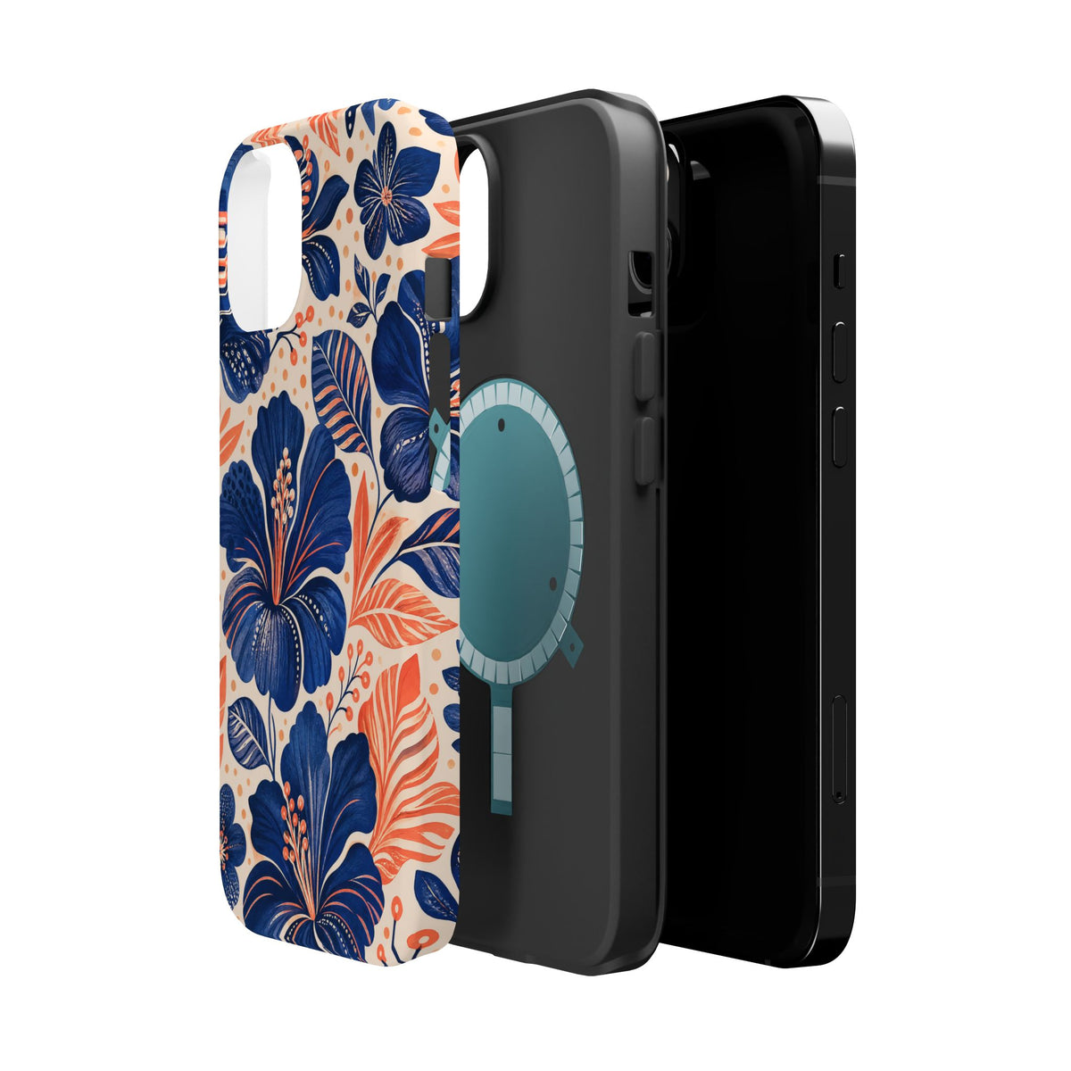 Indigo Hibiscus | Tough MagSafe Case — product image 47