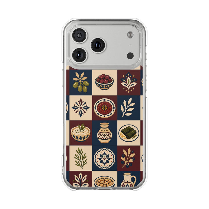 Mezze Tiles | Clear MagSafe Case