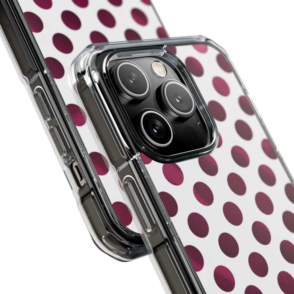 Berry Dots | Clear MagSafe Case