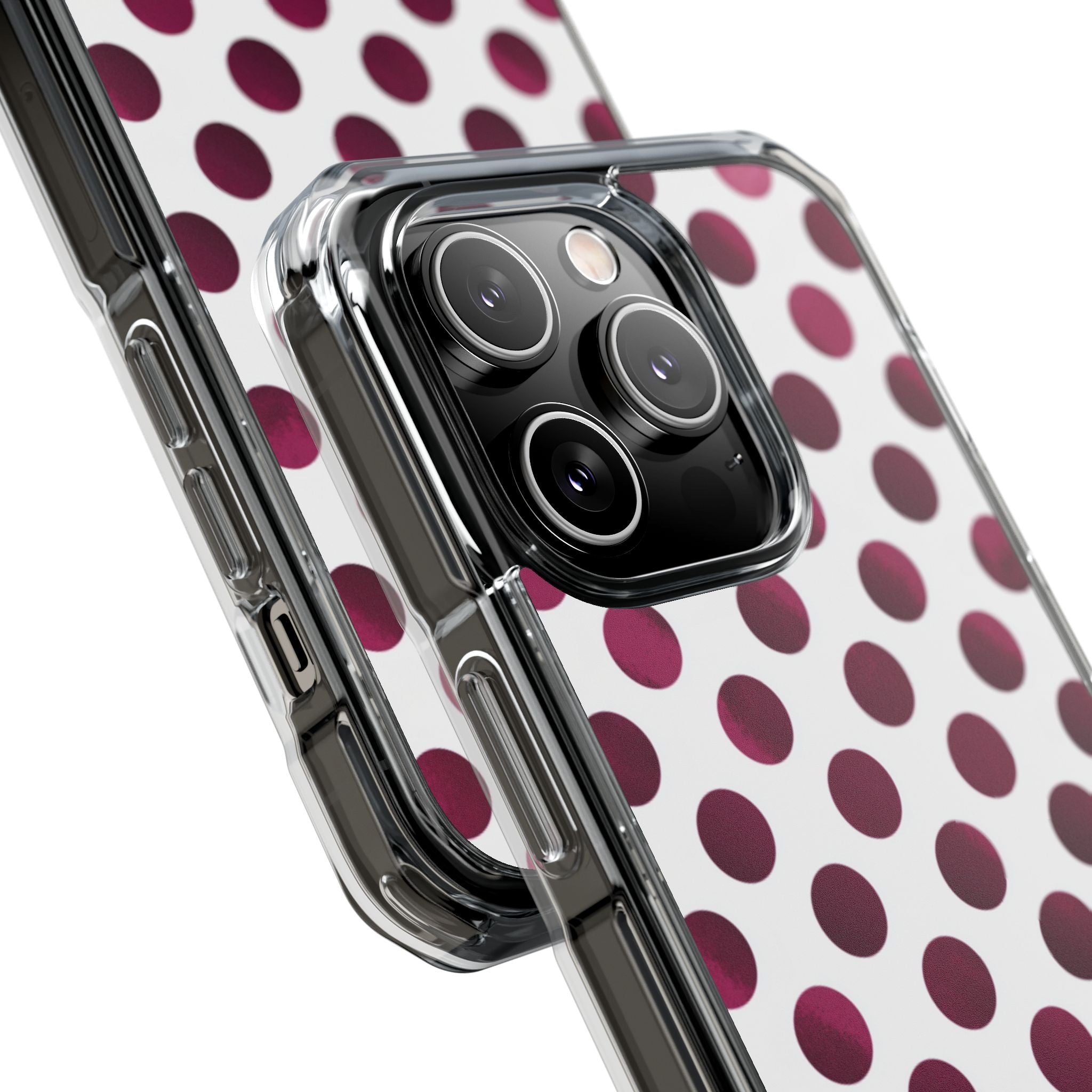 Berry Dots | Clear MagSafe Case