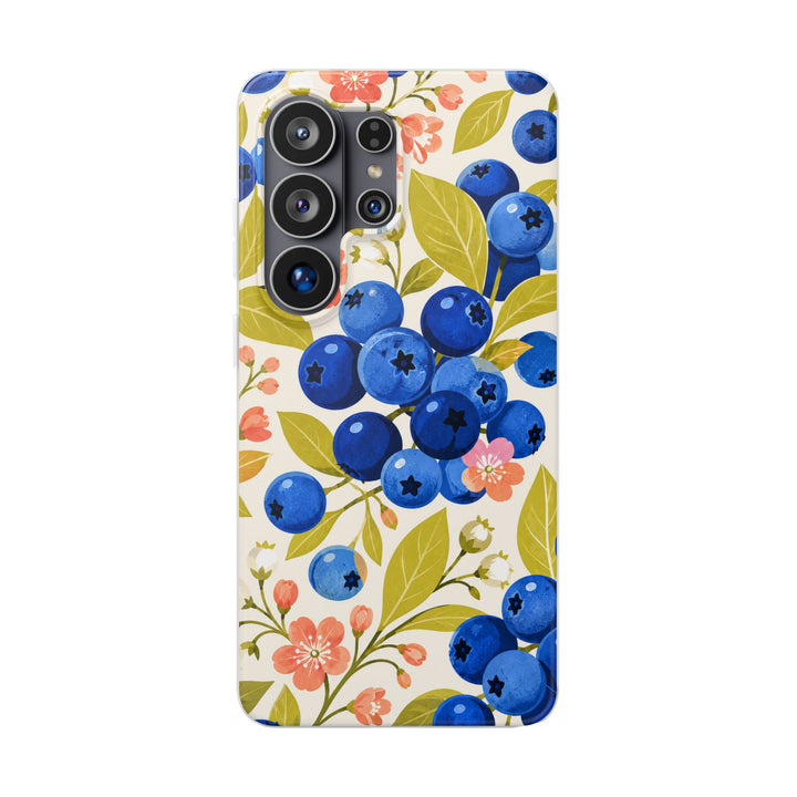 Cobalt Blueberries | Clear Case