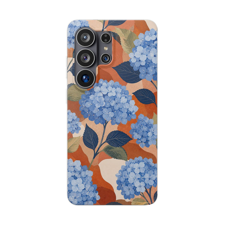 Brownstone Hydrangeas phone case design