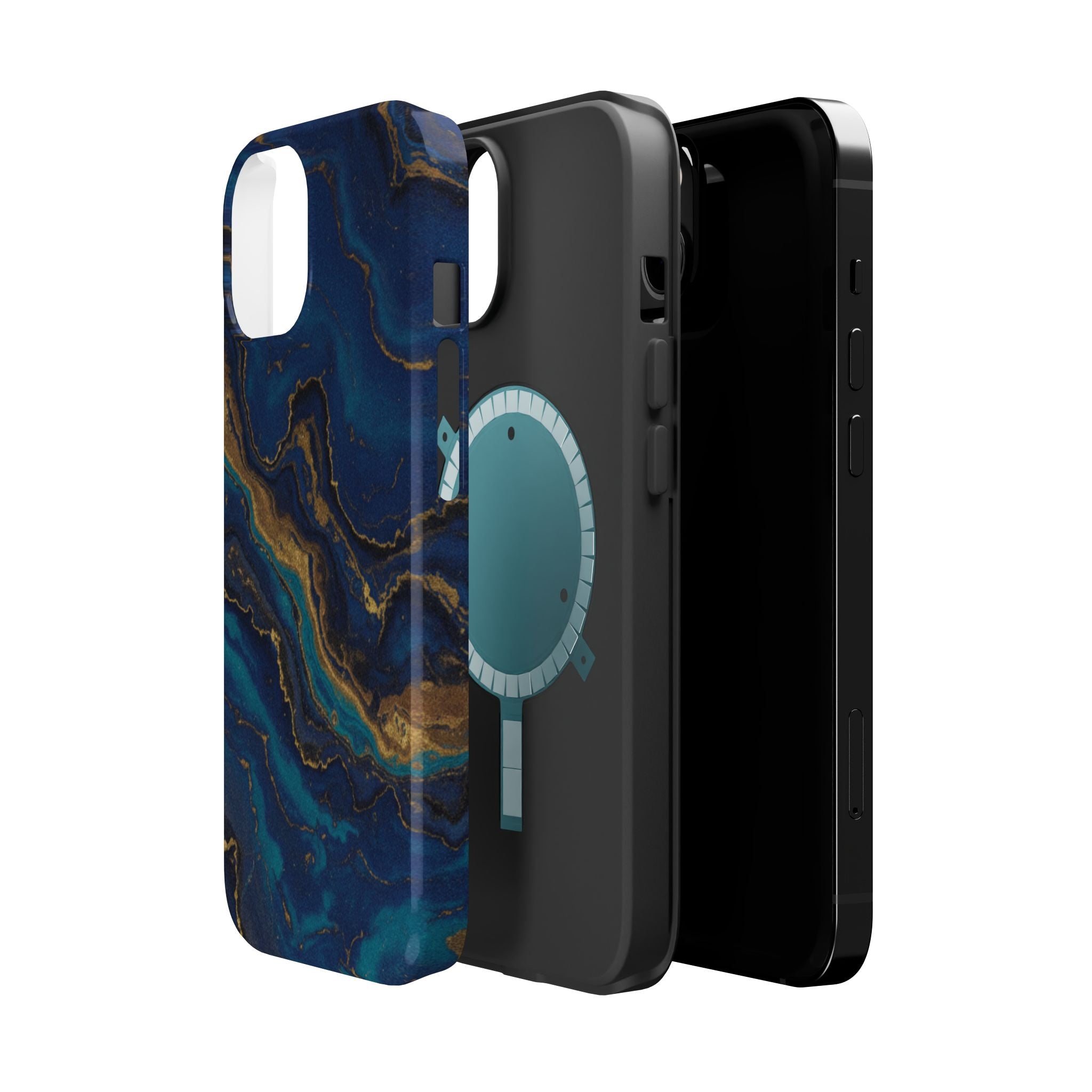 Midnight Marble | Tough MagSafe Case