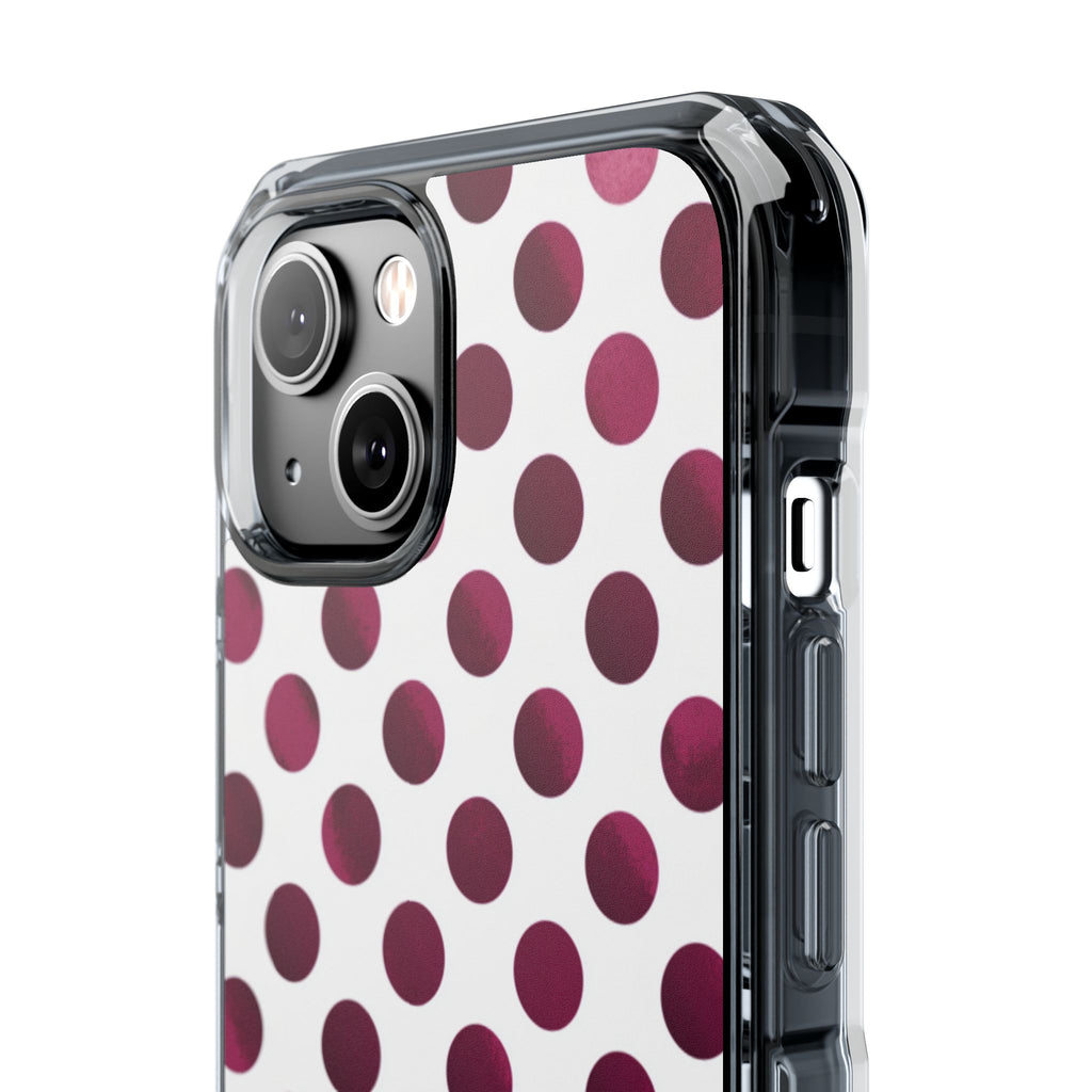 Berry Dots | Clear MagSafe Case