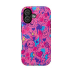 Neon Pop Graffiti | Tough MagSafe Case