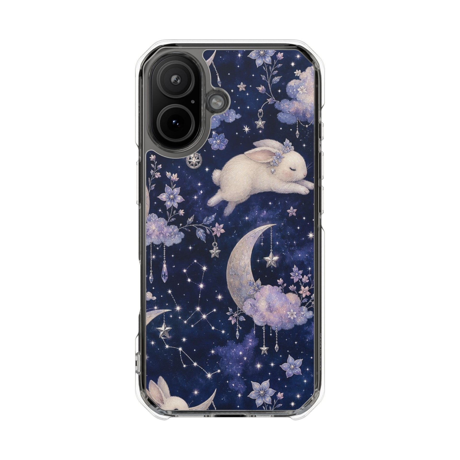 Moonlit Bunny | Clear MagSafe Case