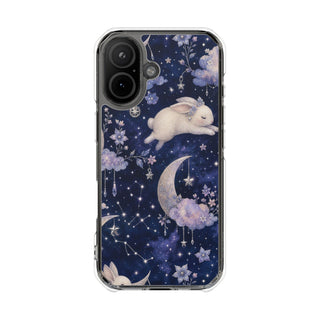 Moonlit Bunny | Clear MagSafe Case