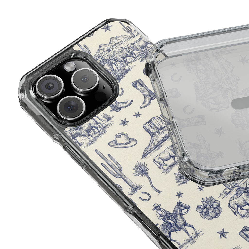 Whimsical Toile | Clear MagSafe Case