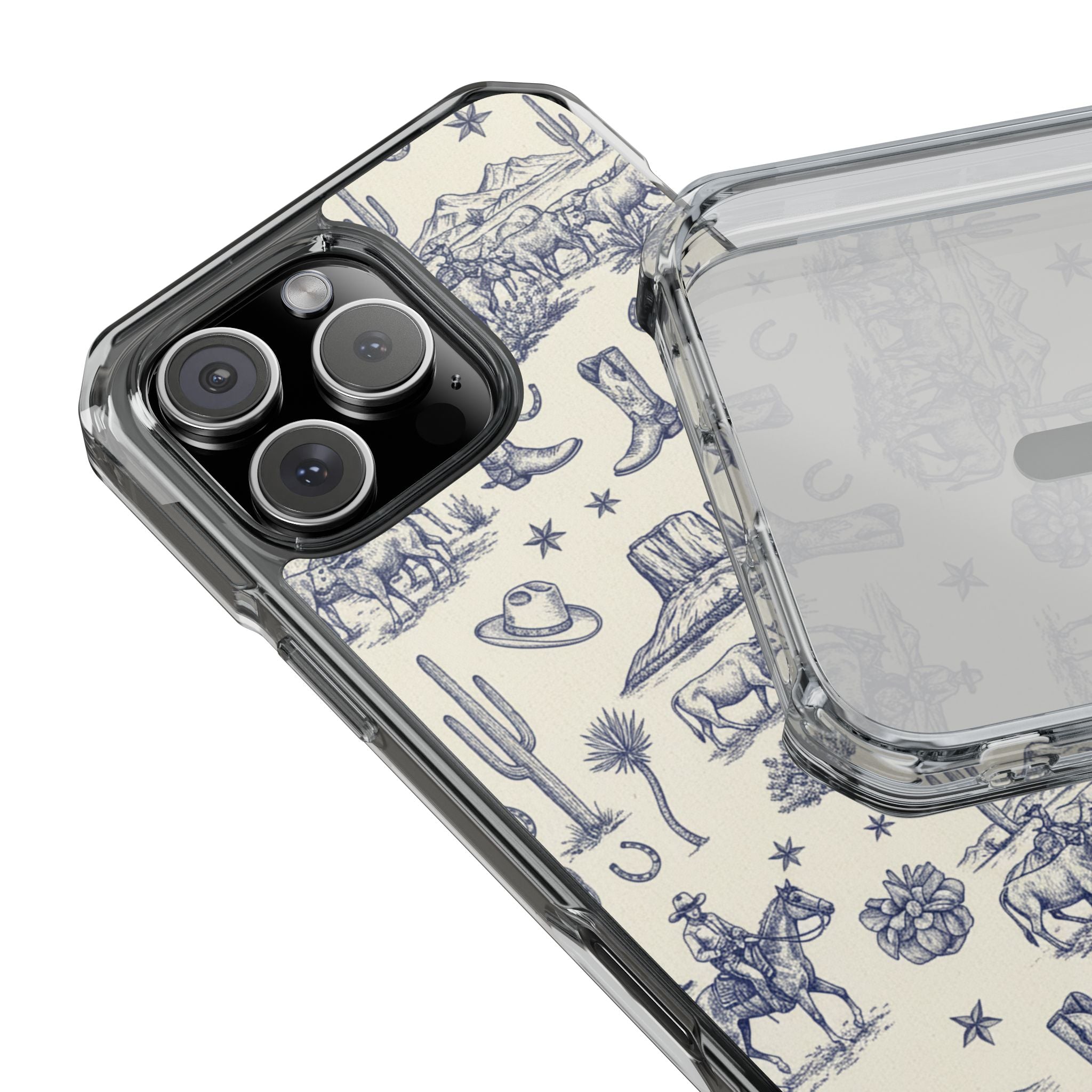 Whimsical Toile | Clear MagSafe Case