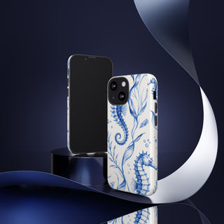 Seahorse Toile | Tough Case