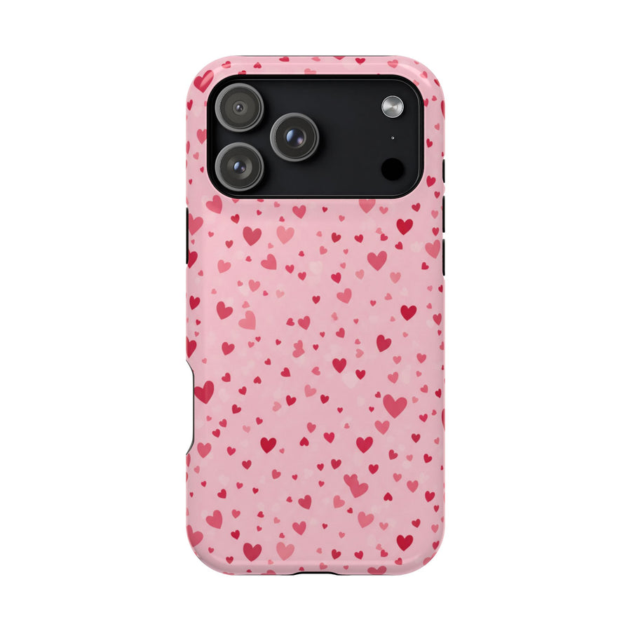 Blush Ditsy Heart | Tough MagSafe Case