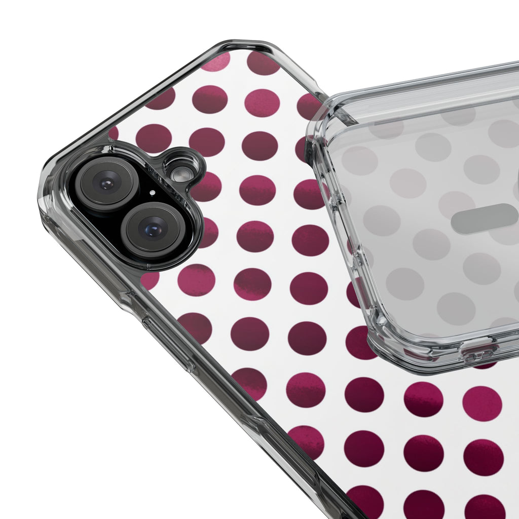 Berry Dots | Clear MagSafe Case