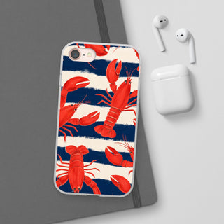 Lobster Stripe | Frosted Clear Case — product image 54