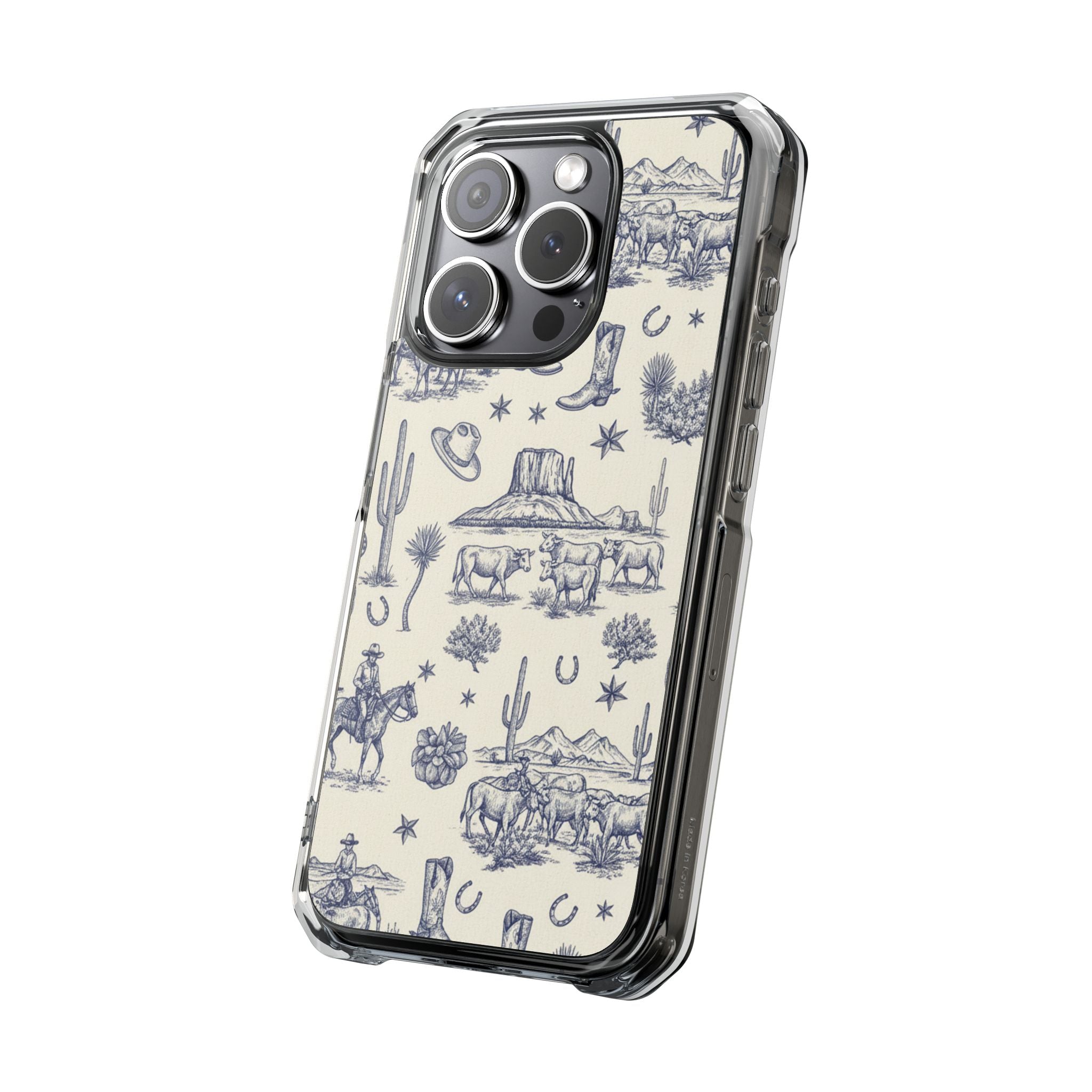 Whimsical Toile | Clear MagSafe Case