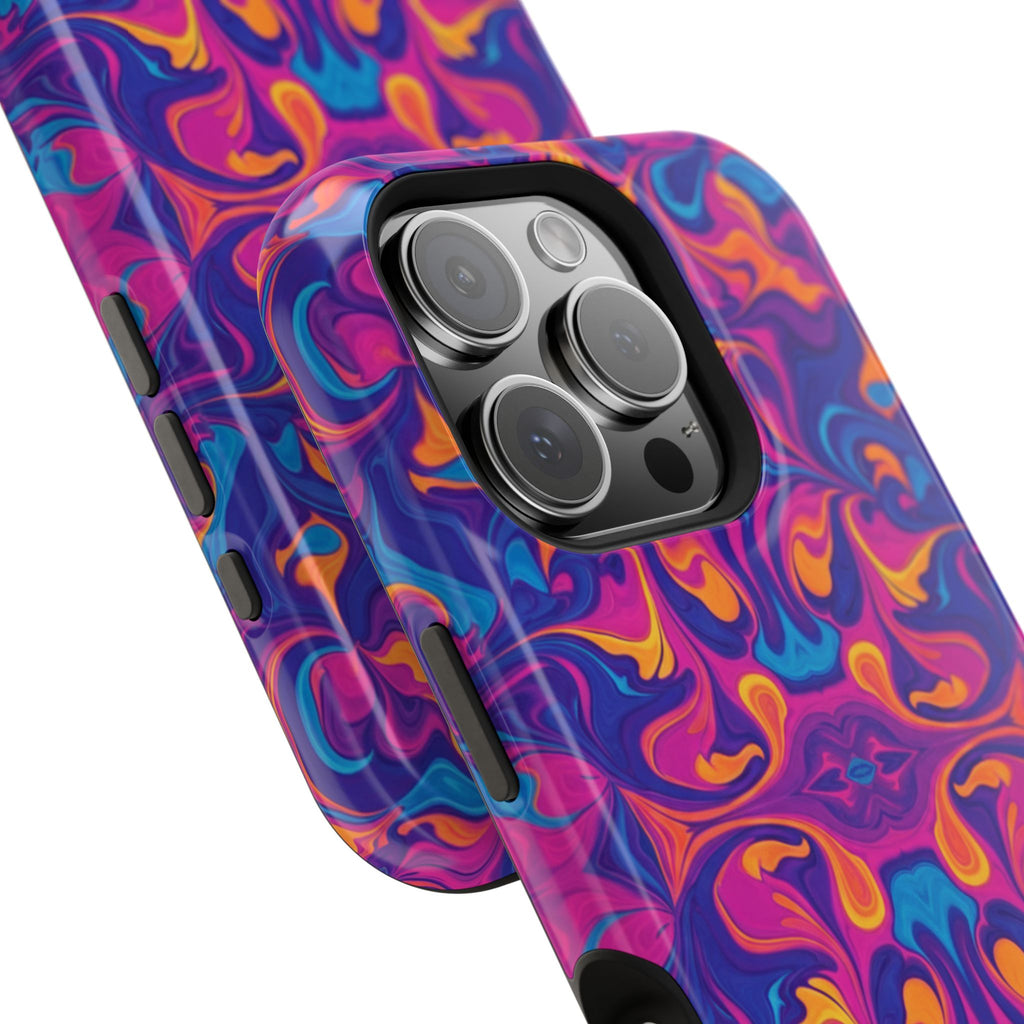 Neon Swirl | Tough MagSafe Case