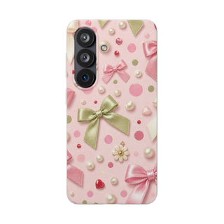 Dotty Pearl Bow | Clear Case