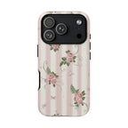 Pink Stripe Rose | Tough Case