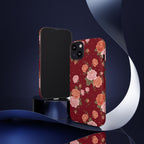 Burgundy Vintage Rose | Tough Case