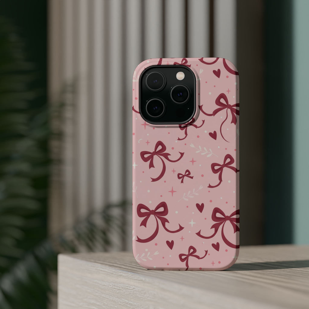 Coquette Bow Print | Tough MagSafe Case