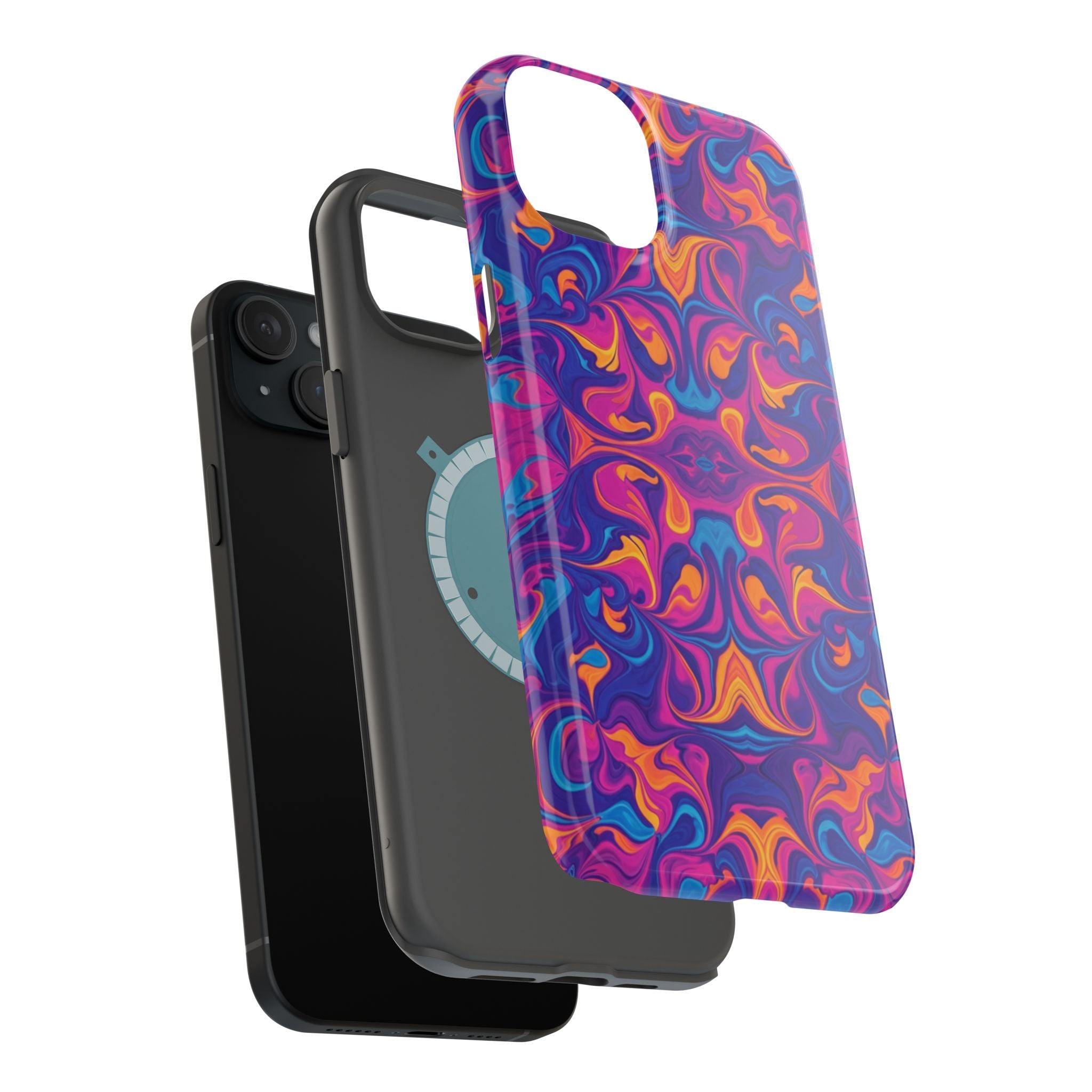 Neon Swirl | Tough MagSafe Case
