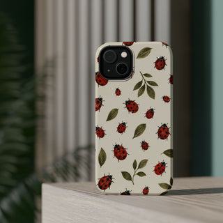 Ivory Ladybugs | Tough MagSafe Case