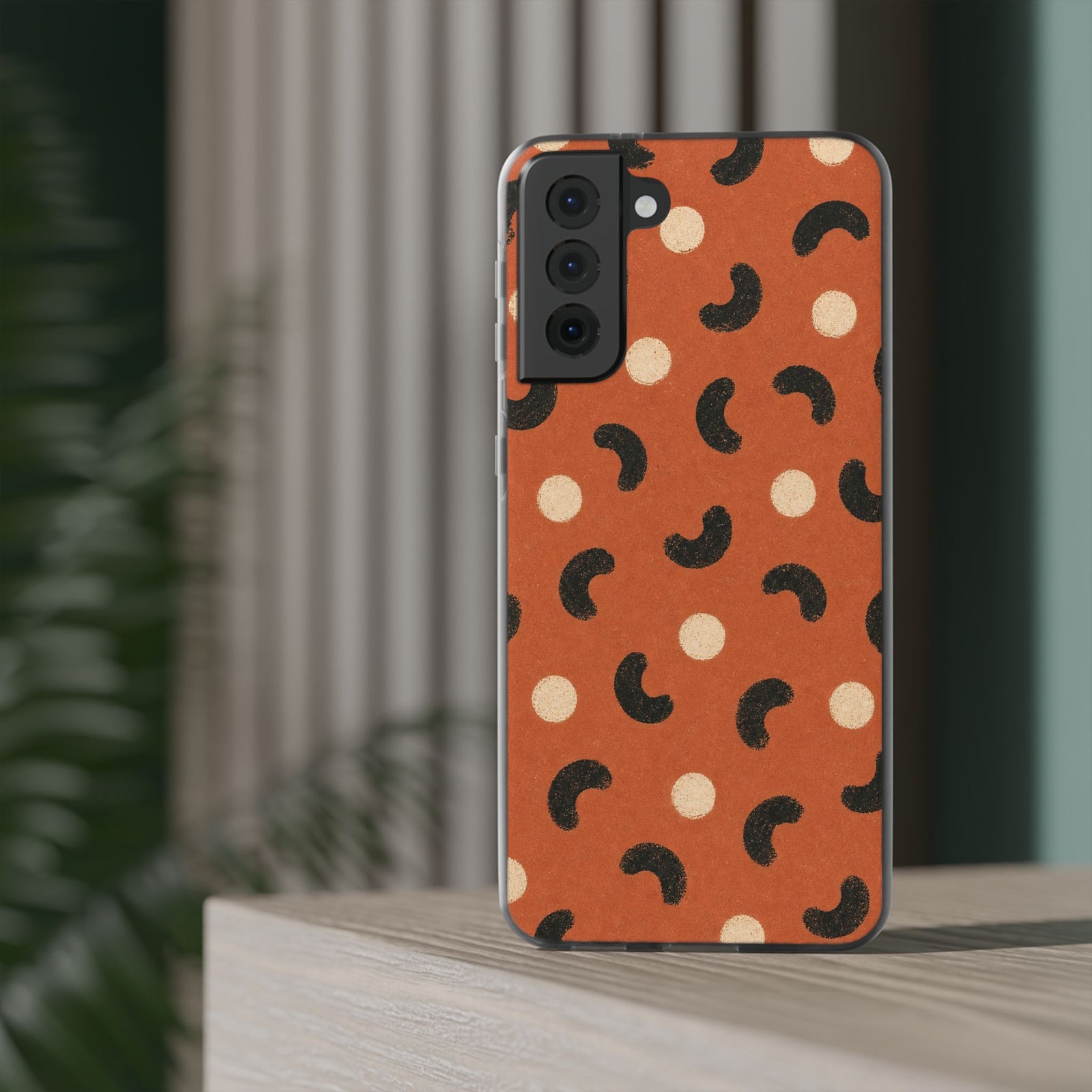 Terracotta Curves | Clear Case
